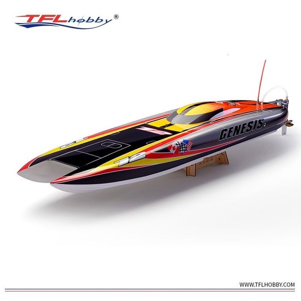 Bateaux électriques/RC TFL 1122 940 mm Genesis 900 2,4 GHz RC Boat Twin Power Double Brushless 3660 KV2726 Moteur 120 A ESC Racing RC Boat 1122L 230504