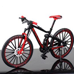 Coche eléctrico RC 1 10 Mini modelo de aleación Bicicleta Diecast Metal Finger Mountain Bike Racing Simulación Colección para adultos Juguetes para niños 221122