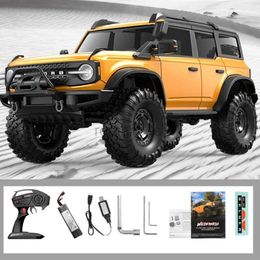 Electric/RC CAR 1 10 Radio-gecontroleerde auto High-Speed RC Cars Cross-Country Climbing Huangbo R1001 Full-size radiogestuurde modelauto-speelgoed 240424