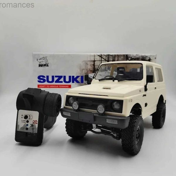 Voiture électrique / RC 1/10 WPL C74 2,4g à grande échelle Jimny Warrior JA11 4WD Piste d'escalade Remote Control Car Model 240411