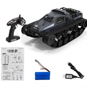 Electric/RC CAR 1/12 RC Tank Auto 2.4G 12 km/u Hoge snelheid Drijvende auto Volledige proportionele crawler Radiocontrole Voertuigmodellen speelgoed voor kinderen Geschenken T240422