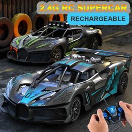 Voiture électrique / RC 1 16 RC Toy Toy Drift Racing Remote Control Cotor 2,4g High-Speed Off-Road RC Car Racing Toy Childrens Giftl2404