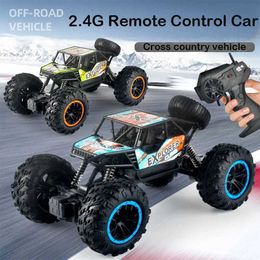 Voiture électrique / RC 1 18 4WD RC Car High Speed ​​2.4g Radio Remote Control CARRS OFFRORD CONTROL TRUCK