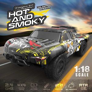 Electric/RC Car 1 18 Escala 4x4 40 km/H+ RC Monster Truck Car para niños y adultos 2.4GHz Respuesta súper rápida Control remoto CARROS OFROD CARS AL T240422