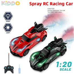 Voiture électrique RC 1/20 Mini RC télécommande Drift Spray Racing avec jouets légers pour garçons cadeau 2 4G véhicules pour enfants cadeaux pour la journée des enfants 231120