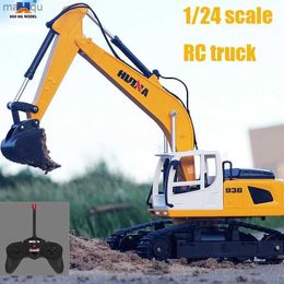 Electric/RC CAR 1 20 RC Excavator 2.4G Remote Control Engineering Voertuigbaan Type Bulldozer speelgoed Childrens 6ch Wireless Childrens Giftl2404