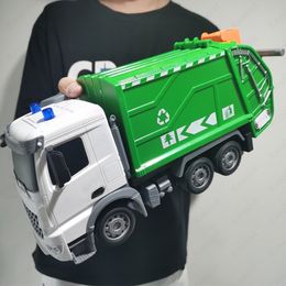 Voiture électrique RC 1/24 Big RC Garbage Truck Heavy Bulldozer Tracteur Modèle Ingénierie Pelle Radiocommandée Jouets pour Garçons Enfants Cadeaux 220829