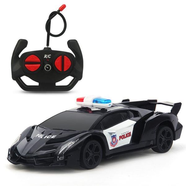 Voiture électrique RC 1 24 RC jouets de contrôle vitesse rapide course Police pour garçons Rc dérive conduite éducatifs enfants cadeaux 220829