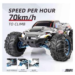 Electric/RC CAR 110 Schaal 2.4G RC High Speed ​​Remote Control Off Road 4WD 70 km/H Brushless Truck Carros Model Childrens Toys Gift 211 DHWFC