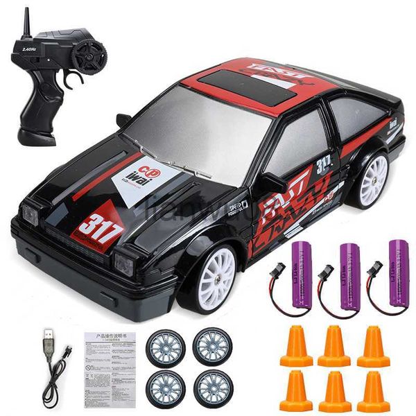 Voiture électrique/RC 124 Mini haute vitesse puissante 4WD RC voiture Drift jouet rapide Drifter jeu de course télécommande voitures modèle enfants jouets pour garçon cadeaux x0824 x0824