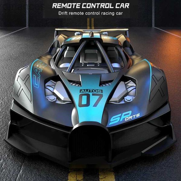 Electric/RC Car 2023 New 1 18 Racing Wireless Remote Control Car 2.4G Bugatti Sports Car Electric de automóviles de alta velocidad Drift Racing Carrín de juguete 240411