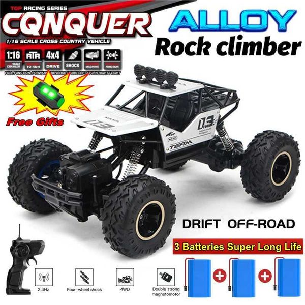 Electric/RC Car 4WD RC COCHO REMOTO COCHES Buggy Off Road Radio Control Camiones trepadores Regalos para niños Niñas T240422