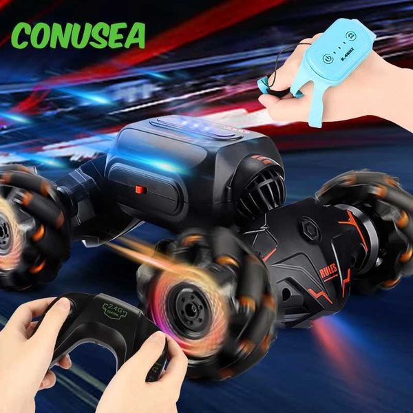 Voiture électrique / RC Car 4wd RC Cascadette 2 2.4g Télécommande voitures radio contrôlées montre rotation Twist Dance Toys pour garçons Gift T240506