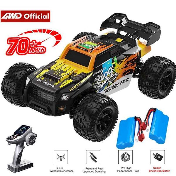 Voiture électrique / RC 4WD Super Brushless RC Car 50 ou 70 km / h Remote étanche à grande vitesse rapide Off Road Monster 4x4 Truck Toy pour adultes Kids T240422