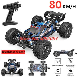 Elektrische/RC Auto 80 KM/U Borstelloze RC Auto 4WD Grote Elektrische Hoge Snelheid Off-Road Klimmen Afstandsbediening Drift Auto Vehical Truck voor Kinderen Jongen Geschenken 230728