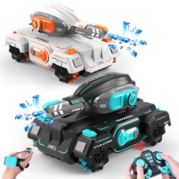 Électrique RC Voiture Blindée 2 4G RC Enfants Jouets Télécommande pour Garçons Geste Contrôlé Bombe À Eau Réservoir Électrique Enfant Jouet Cadeau 230721