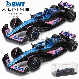 Coche eléctrico/RC Bburago 1 43 F1 2023 10# Pierre Gasly Alpine F1 Team A523 #31 Esteban Ocon Coche de aleación Die Cast Car Modelo Vehículos de competiciónL231223