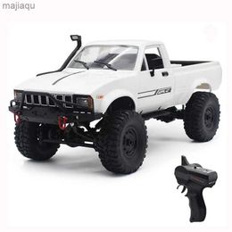 Electric/RC Auto C24-1 RC Car Track 1/16 Niveau Off-road RC Truck klimsnelheid Model Toy Toy Throttle en Steering Control 2,4 GHz RC Truckl2404