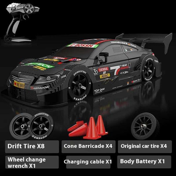 Drift de voiture électrique / RC 1 16 40 km / h 2,4g 4WD High Speed 3 Type de pneu 2 Set Tail Classic Edition Racing RCING CARS pour adultes 240412