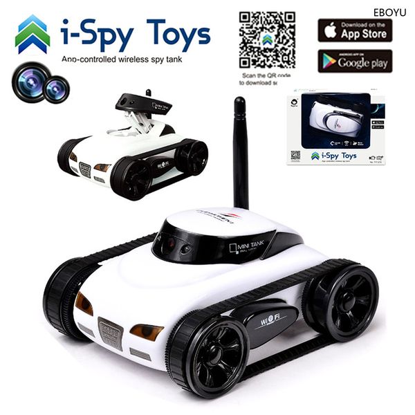 Coche eléctrico RC EBOYU 272 Wifi Mini i spy RC Tank Camera HappyCow 777 272 con 30W píxeles para iPhone iPad Controller 230607