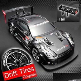 Voiture électrique / RC Électrique Rc 1 16 58Km H Drift Racing 4WD 2 4G Haute Vitesse GTR Télécommande Max 30M Distance Électronique Hobby Jouets G Dhlwc