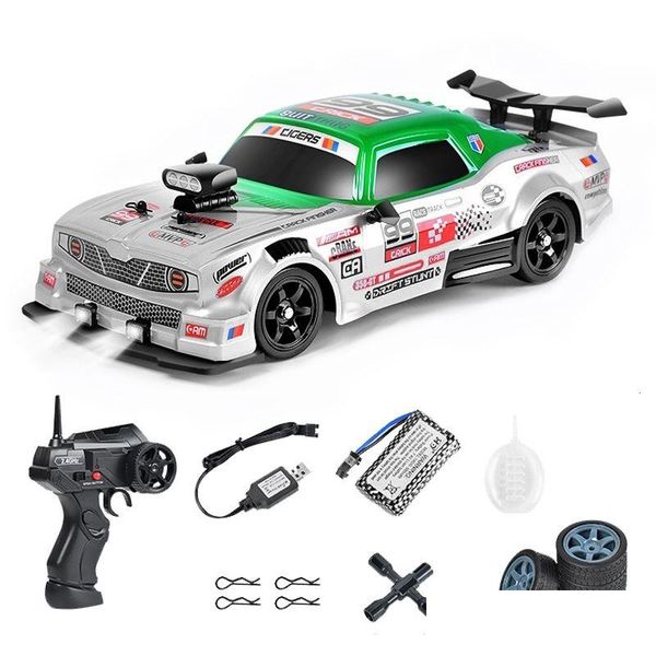 Electric/RC Car Electricrc AE86 1 16 Drift de carreras con juguetes de control remoto RC Spray de carrera de alta velocidad 4WD 2.4G Vehículo deportivo eléctrico GI DHNRH