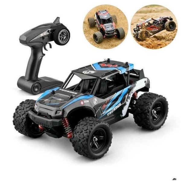 Voiture électrique / RC EMT O8 40 mph 118 Échelle RC Boy Toy 2.4G 4WD HIGH SPEED FAST RELOVELLED TRUCK 18311 18312 Toys for Kid Gift Dr Dheuii