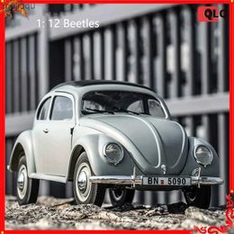 Electric/RC Auto FMS op afstandsbediening off-road voertuig 1/12 Beetle Civilian Version Painted Car Model Retro op afstandsbediening geregeld RC Climbing Vehiclel2404