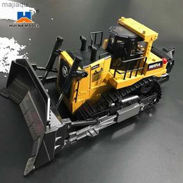 Electric/RC Car Huina 1554 RC Bulldozer RC Bulldozer Track Excavator 2.4G Remote Control Car RC Truck voor volwassen RC Bulldozer Trailer Giftl2404