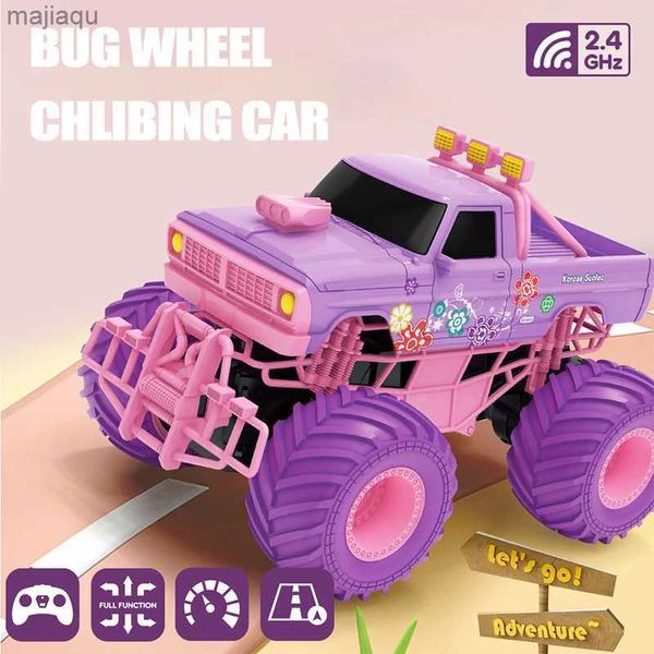 Voiture électrique / RC JJRC Q157 2.4g Climbing Remote Control Car rose Purple Girl Rc Off Road Vehicle Model Tamin Childrens Toy Giftl2404