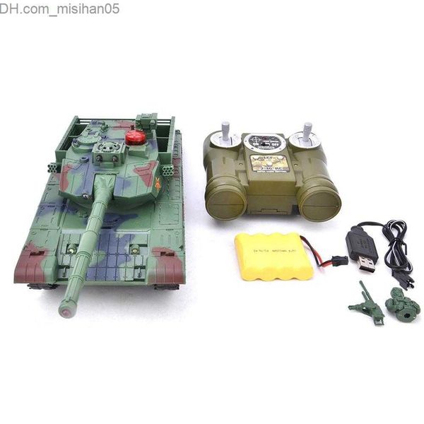 Electric / RC Car Kids 778-1/2/3/4 Simulación 1 24 RC Battle Tank Toys Crawler Light Control remoto Máquina pesada Tanques Juguetes para niños Regalo 201208 Z230630
