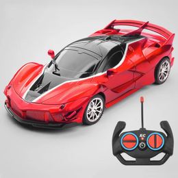 Elektrische RC Auto LED Licht RC Speelgoed 1 18 2 4G Radio Afstandsbediening Hoge Snelheid Sport Stunt Drift Racing Speelgoed Voor Jongens Kinderen 231030