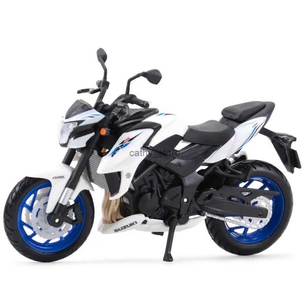 Voiture électrique/RC Maisto 1 18 Suzuki GSX-S750 ABS, véhicules statiques moulés sous pression, loisirs de collection, modèle de moto ToysL231223