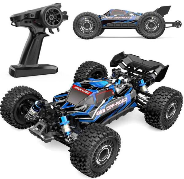 Voiture électrique RC MJX 16207 Hyper Go 1 16 sans balais RC Hobby 2 4G, camion jouet télécommandé 4WD 65KMH, Buggy tout-terrain à grande vitesse 220827570460