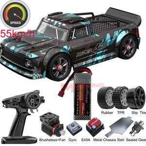 Voiture électrique RC MJX Hyper Go RC 14301 14302 sans balais 1 14 2.4G télécommande 4WD course hors route haute vitesse électrique passe-temps jouet camion 230912