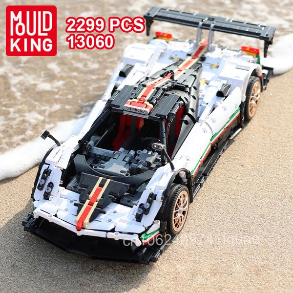 Coche eléctrico RC MOULDKING 13060 Juguetes para niños para niños Kit de modelo de regalo Juguete para niños de alta tecnología Pagani Zonda R Vintage Kids Child Boy 230906