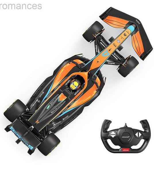 Automóvil eléctrico/RC Nuevo McLaren F1 MCL36 1 12 Escala 1 18 RC Radio Control remoto Modelo de carreras de juguetes Regalo automático de máquina automática para niños Adultos Rastar 240411