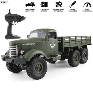 Elektrische RC Auto Q60 RC 1 16 Truck 2.4G 6WD Off road Crawler Militaire Leger Kinderen Gift Kids speelgoed voor Jongens RTR 230615