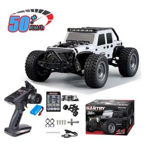 Electric/RC CAR RC CAR 50 km/u met LED 1/16 Vierwielaandrijving Jeep Off-Road 4x4 High-Speed Drift Monster Truck Remote Control Car Children and Adult Toy Gifts