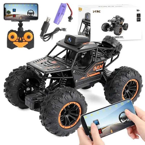 CALACE ÉLECTRIQUE / RC CAR RC RC OFFORD ROREAD COMMANDE AVEC LA CAME FPV WIFI HIDE-DECINITION 720P 1 18 2,4G SUV WiRESS CHILRENS CLAPING TOY WX5.269ZOT