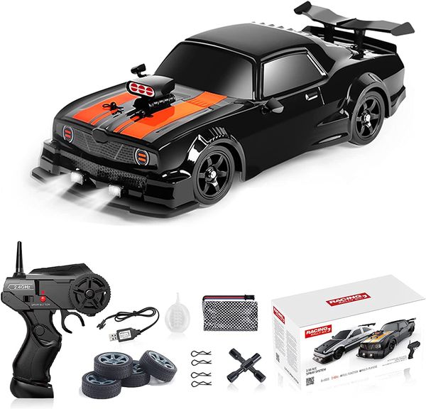 Voiture RC électrique RC Drift Juguetes Carro Control Remoto Brinquedos Cadeaux Adultes Enfants 2 4G 4WD 1 16 18km h Jouets à distance pour garçons 230731