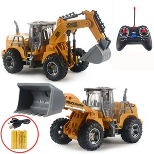 Eléctrico RC Coche RC Camiones Mini Control Remoto Bulldozer 1/32 Ingeniería de Plástico Camión Volquete Grúa Excavadora Modelo Vehículo Eléctrico Juguetes Regalo 221122