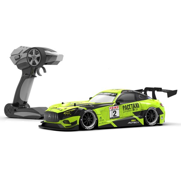 Voiture électrique RC télécommandée Drift 1 16 2 4GHz 4WD course enfants cadeau pour enfants pneus remplaçables 230804