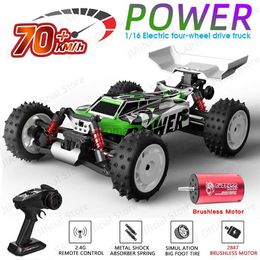 Voiture électrique / RC SMRC S911PRO 1 16 70 km / h ou 50 km / h 4wd RC Car Remote Control Cars High Speed Drift Monster Truck for Kids vs Wltoys 144001 Toys 240424