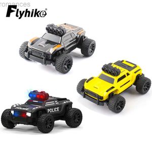 Electric/RC Car Turbo Racing 1 76 C81 C82 RC Truck Car Mini Full Proportional Monster Truck met Cool Lights Mountain Car Toy 240411