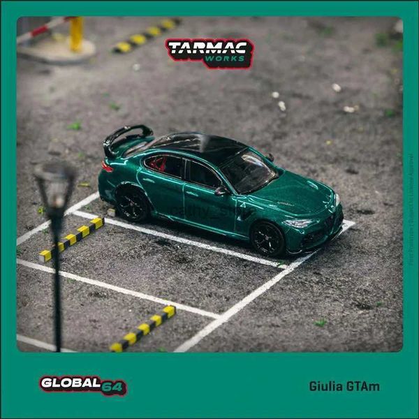 Voiture électrique/RC TW, modèle de voiture Diorama moulé sous pression, vert Giulia 1 64, Tarmac WorksL231223, en Stock