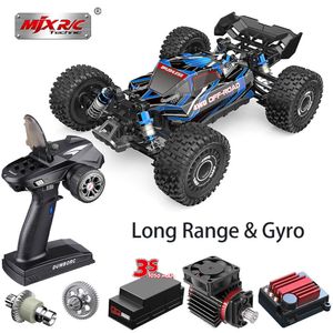 Coche eléctrico RC Actualización Edición MJX 16207 Hyper Go 1 16 Sin escobillas RC Hobby 2.4G Control remoto Camión de juguete 4WD 70KMH Alta velocidad Off Road Buggy 230906