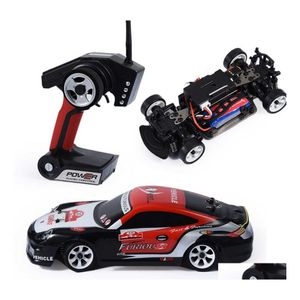 Voiture électrique / Rc Wltoy K969 1/28 2.4G 4Wd 130 Moteur de brosse télécommandé de haute qualité 30 km / h Dérive de vitesse pour garçons Cadeaux T221214 Drop Dhgyu