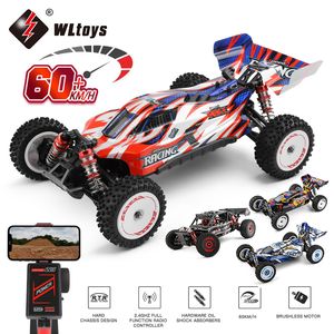 Voiture RC électrique WLtoys 124008 60KM H RC avec batterie 3S Professional Racing 4WD Brushless électrique haute vitesse dérive télécommande jouets 230727