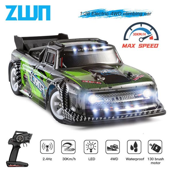 Voiture électrique/RC WLtoys 128 284131 K989 RC voiture 2.4G télécommande 4WD voiture de course tout-terrain 30KMH haute vitesse compétition dérive enfant jouets cadeau 230807